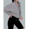 imageAUTOMET Womens Fleece Jackets Zip Up Oversized Sweatshirts Winter Clothes Long Sleeve Crop Sherpa Fall Outfits FashionGrey