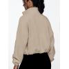 imageAUTOMET Womens Fleece Jackets Zip Up Oversized Sweatshirts Winter Clothes Long Sleeve Crop Sherpa Fall Outfits FashionKhaki