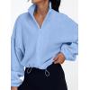imageAUTOMET Womens Fleece Jackets Zip Up Oversized Sweatshirts Winter Clothes Long Sleeve Crop Sherpa Fall Outfits FashionLightblue