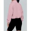 imageAUTOMET Womens Fleece Jackets Zip Up Oversized Sweatshirts Winter Clothes Long Sleeve Crop Sherpa Fall Outfits FashionPink