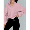 imageAUTOMET Womens Fleece Jackets Zip Up Oversized Sweatshirts Winter Clothes Long Sleeve Crop Sherpa Fall Outfits FashionPink