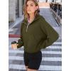 imageAUTOMET Womens Hoodies Fleece Fall Fashion Outfits Workout Sweatshirts Y2k Winter Zip Up Jackets Oversized Tops Clothes 2025Armygreen