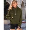 imageAUTOMET Womens Hoodies Fleece Fall Fashion Outfits Workout Sweatshirts Y2k Winter Zip Up Jackets Oversized Tops Clothes 2025Armygreen