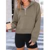 imageAUTOMET Womens Hoodies Fleece Fall Fashion Outfits Workout Sweatshirts Y2k Winter Zip Up Jackets Oversized Tops Clothes 2025Coffee