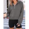 imageAUTOMET Womens Hoodies Fleece Fall Fashion Outfits Workout Sweatshirts Y2k Winter Zip Up Jackets Oversized Tops Clothes 2025Darkgrey