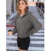 imageAUTOMET Womens Hoodies Fleece Fall Fashion Outfits Workout Sweatshirts Y2k Winter Zip Up Jackets Oversized Tops Clothes 2025Darkgrey