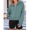 imageAUTOMET Womens Hoodies Fleece Fall Fashion Outfits Workout Sweatshirts Y2k Winter Zip Up Jackets Oversized Tops Clothes 2025Green