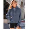 imageAUTOMET Womens Hoodies Fleece Fall Fashion Outfits Workout Sweatshirts Y2k Winter Zip Up Jackets Oversized Tops Clothes 2025Greyblue