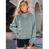 imageAUTOMET Womens Hoodies Fleece Fall Fashion Outfits Workout Sweatshirts Y2k Winter Zip Up Jackets Oversized Tops Clothes 2025Greygreen