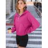 imageAUTOMET Womens Hoodies Fleece Fall Fashion Outfits Workout Sweatshirts Y2k Winter Zip Up Jackets Oversized Tops Clothes 2025Hotpink