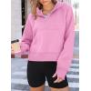 imageAUTOMET Womens Hoodies Fleece Fall Fashion Outfits Workout Sweatshirts Y2k Winter Zip Up Jackets Oversized Tops Clothes 2025Pink