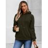 imageAUTOMET Womens Hoodies Sweatshirts Pullover Sweaters Casual Comfy Tops Trendy Fall Outfits Winter Clothes 2025Armygreen