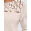 imageAUTOMET Womens Lace Long Sleeve Shirt Fall Top Fashion Dreesy Casual Tunic Sweaters Mesh Clothes Trendy Work Cute OutfitsApricot