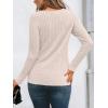 imageAUTOMET Womens Lace Long Sleeve Shirt Fall Top Fashion Dreesy Casual Tunic Sweaters Mesh Clothes Trendy Work Cute OutfitsApricot