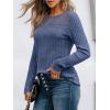 imageAUTOMET Womens Lace Long Sleeve Shirt Fall Top Fashion Dreesy Casual Tunic Sweaters Mesh Clothes Trendy Work Cute OutfitsBlue