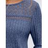 imageAUTOMET Womens Lace Long Sleeve Shirt Fall Top Fashion Dreesy Casual Tunic Sweaters Mesh Clothes Trendy Work Cute OutfitsBlue