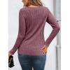 imageAUTOMET Womens Lace Long Sleeve Shirt Fall Top Fashion Dreesy Casual Tunic Sweaters Mesh Clothes Trendy Work Cute OutfitsBurgundy
