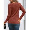 imageAUTOMET Womens Lace Long Sleeve Shirt Fall Top Fashion Dreesy Casual Tunic Sweaters Mesh Clothes Trendy Work Cute OutfitsCaramel