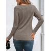 imageAUTOMET Womens Lace Long Sleeve Shirt Fall Top Fashion Dreesy Casual Tunic Sweaters Mesh Clothes Trendy Work Cute OutfitsCoffee