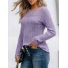 imageAUTOMET Womens Lace Long Sleeve Shirt Fall Top Fashion Dreesy Casual Tunic Sweaters Mesh Clothes Trendy Work Cute OutfitsPurple