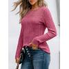 imageAUTOMET Womens Lace Long Sleeve Shirt Fall Top Fashion Dreesy Casual Tunic Sweaters Mesh Clothes Trendy Work Cute OutfitsRose