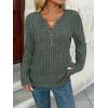 imageAUTOMET Womens Long Sleeve Henley Shirts Fall Lightweight Sweaters Dressy Casual Tunic Tops Fashion Clothes 2025Green