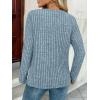 imageAUTOMET Womens Long Sleeve Henley Shirts Fall Lightweight Sweaters Dressy Casual Tunic Tops Fashion Clothes 2025Lightblue