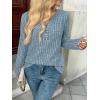 imageAUTOMET Womens Long Sleeve Henley Shirts Fall Lightweight Sweaters Dressy Casual Tunic Tops Fashion Clothes 2025Lightblue