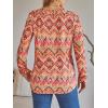 imageAUTOMET Womens Long Sleeve Shirts 2025 Fall Fashion Dressy Casual Tops Trendy Henley Blouses Cute Work Outfits ClothesBoho Orange