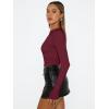 imageAUTOMET Womens Long Sleeve Shirts Basic Compression Going Out Crop Tops Fall Fashion Y2K Clothes 2025Burgundy
