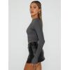 imageAUTOMET Womens Long Sleeve Shirts Basic Compression Going Out Crop Tops Fall Fashion Y2K Clothes 2025Gray
