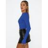 imageAUTOMET Womens Long Sleeve Shirts Basic Compression Going Out Crop Tops Fall Fashion Y2K Clothes 2025Royalblue
