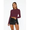 imageAUTOMET Womens Long Sleeve Shirts Basic Compression Going Out Crop Tops Fall Fashion Y2K Clothes 2025Winered
