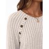imageAUTOMET Womens Long Sleeve Shirts Casual Tunic Work Tops Cute Pullover Sweaters Early Fall Outfits 2025 Winter ClothingApricot