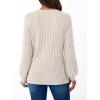 imageAUTOMET Womens Long Sleeve Shirts Casual Tunic Work Tops Cute Pullover Sweaters Early Fall Outfits 2025 Winter ClothingApricot