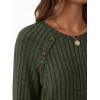 imageAUTOMET Womens Long Sleeve Shirts Casual Tunic Work Tops Cute Pullover Sweaters Early Fall Outfits 2025 Winter ClothingArmy Green