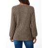 imageAUTOMET Womens Long Sleeve Shirts Casual Tunic Work Tops Cute Pullover Sweaters Early Fall Outfits 2025 Winter ClothingCoffee