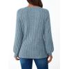 imageAUTOMET Womens Long Sleeve Shirts Casual Tunic Work Tops Cute Pullover Sweaters Early Fall Outfits 2025 Winter ClothingDusty Blue