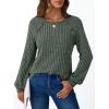 imageAUTOMET Womens Long Sleeve Shirts Casual Tunic Work Tops Cute Pullover Sweaters Early Fall Outfits 2025 Winter ClothingGreen