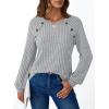 imageAUTOMET Womens Long Sleeve Shirts Casual Tunic Work Tops Cute Pullover Sweaters Early Fall Outfits 2025 Winter ClothingGrey