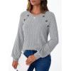 imageAUTOMET Womens Long Sleeve Shirts Casual Tunic Work Tops Cute Pullover Sweaters Early Fall Outfits 2025 Winter ClothingGrey