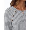 imageAUTOMET Womens Long Sleeve Shirts Casual Tunic Work Tops Cute Pullover Sweaters Early Fall Outfits 2025 Winter ClothingGrey