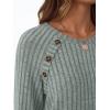 imageAUTOMET Womens Long Sleeve Shirts Casual Tunic Work Tops Cute Pullover Sweaters Early Fall Outfits 2025 Winter ClothingLight Green