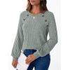 imageAUTOMET Womens Long Sleeve Shirts Casual Tunic Work Tops Cute Pullover Sweaters Early Fall Outfits 2025 Winter ClothingLight Green