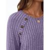 imageAUTOMET Womens Long Sleeve Shirts Casual Tunic Work Tops Cute Pullover Sweaters Early Fall Outfits 2025 Winter ClothingLight Purple