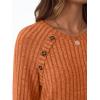imageAUTOMET Womens Long Sleeve Shirts Casual Tunic Work Tops Cute Pullover Sweaters Early Fall Outfits 2025 Winter ClothingOrange