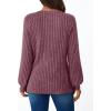 imageAUTOMET Womens Long Sleeve Shirts Casual Tunic Work Tops Cute Pullover Sweaters Early Fall Outfits 2025 Winter ClothingPurple Red