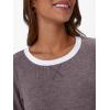 imageAUTOMET Womens Long Sleeve Shirts Color Block Casual Crewneck Tops Tshirt Basic Tee Fall Fashion Clothes Trendy OutfitsRosetaupe