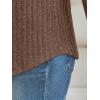imageAUTOMET Womens Long Sleeve Shirts Fall Fashion Tops 2025 Crewneck Dressy Sweaters Tunic Winter Clothes Casual OutfitsChocolate