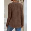 imageAUTOMET Womens Long Sleeve Shirts Fall Fashion Tops 2025 Crewneck Dressy Sweaters Tunic Winter Clothes Casual OutfitsChocolate